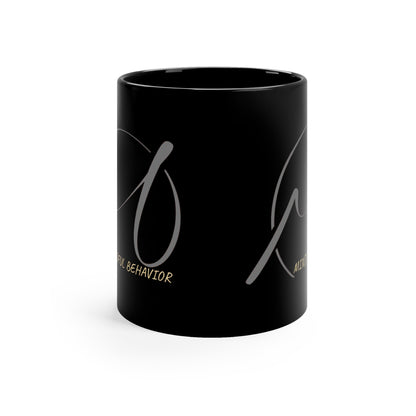 Black Coffee Mug, 11oz