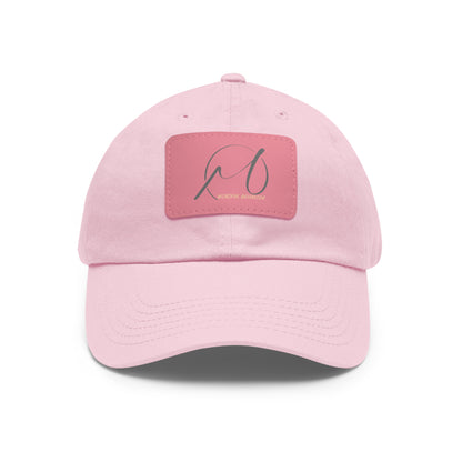 Dad Hat with Leather Patch (Rectangle)