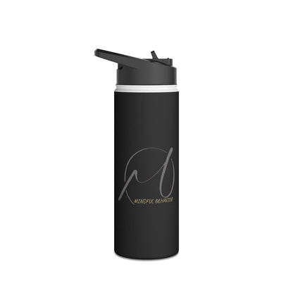 Mindful Behavior Stainless Steel Water Bottle, Standard Lid